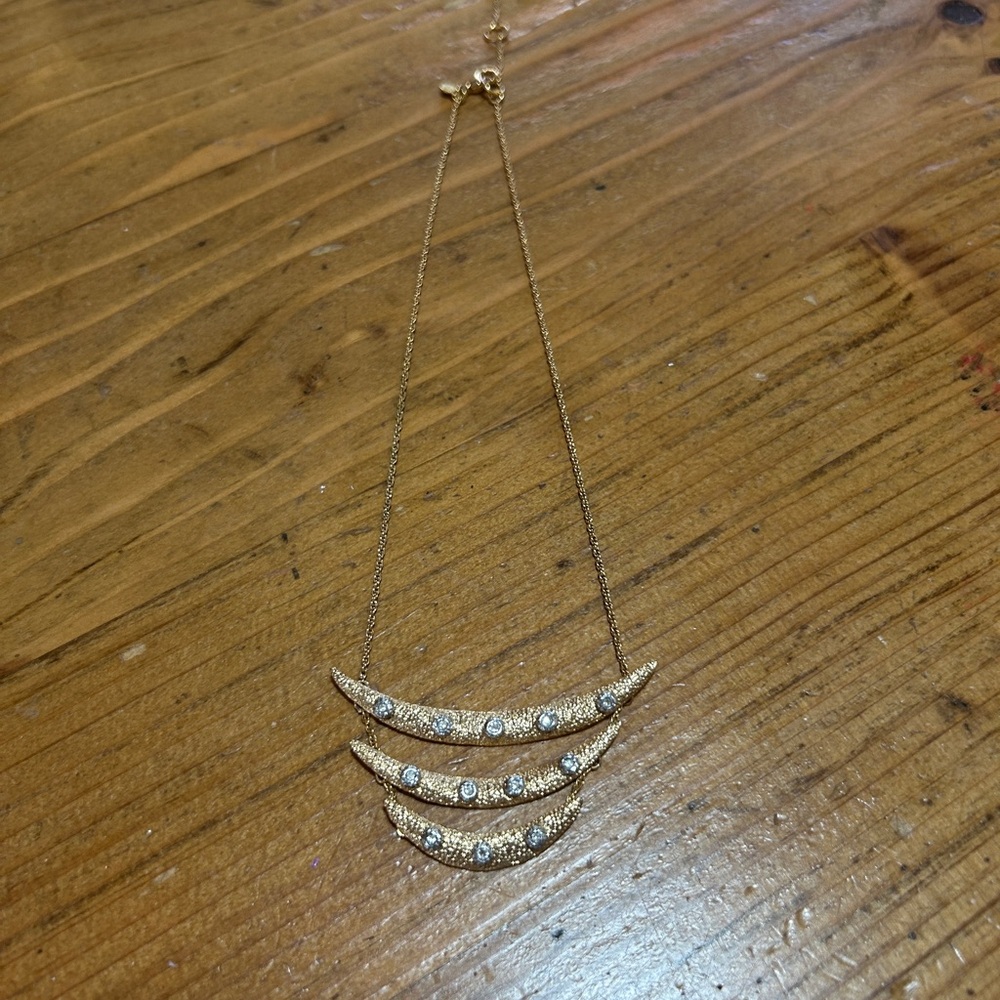 Alexis Bittar Gold Multi-Tiered Necklace